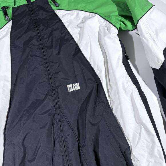 Volcom Nimbus Snowboard Ski Green White Black Blast Jacket Men M Hooded G065008 - Picture 3 of 16